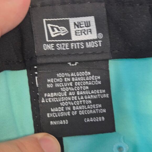 Seattle Mariners Hat Womens One Size New Era 9Twenty Teal Cotton Cap Adjustable - Picture 9 of 9